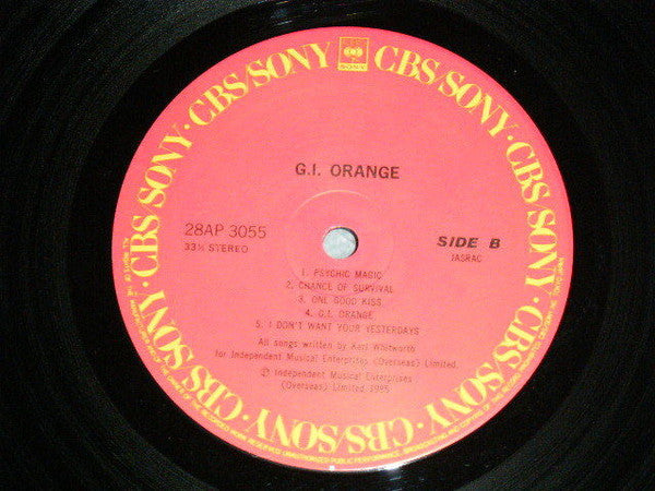 GI Orange - GI Orange (Vinyl, LP, Album) Very Good (VG) / Good Plus (G+)