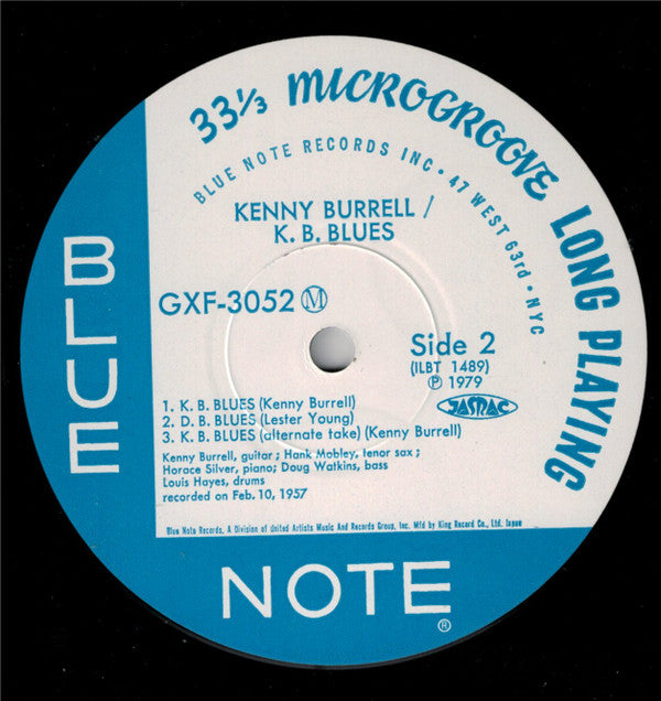 Kenny Burrell - K.B.Blues = K・B・ブルース (Vinyl, LP, Album, Limited Edi...
