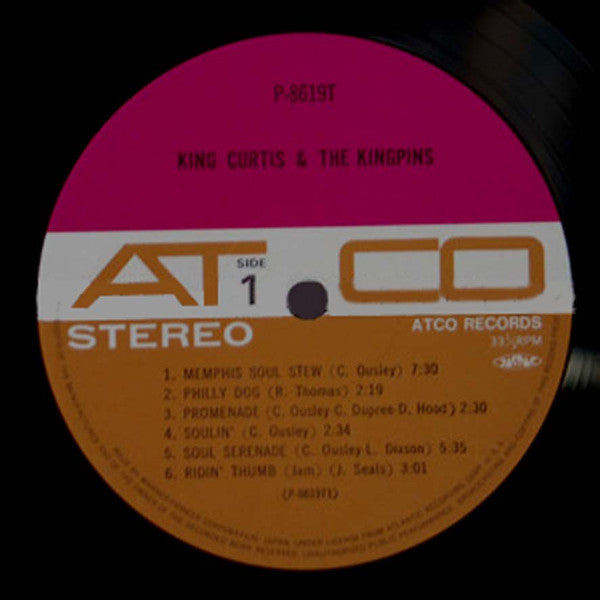 King Curtis & The Kingpins - King Curtis & The Kingpins (Vinyl, LP, Compilation) Very Good (VG) / Very Good (VG)