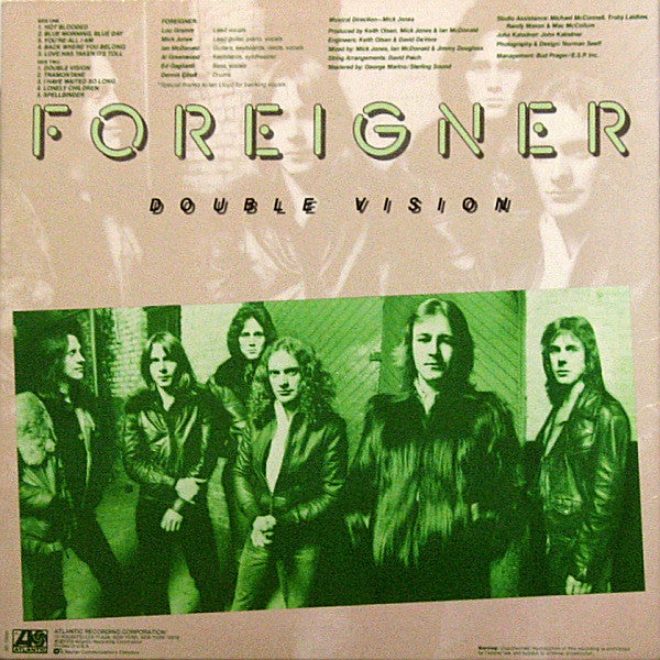 Foreigner - Double Vision (Vinyl, LP, Album, Repress, Stereo) Good Plus (G+) / Very Good (VG)
