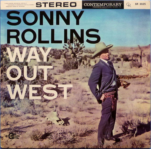 Sonny Rollins - Way Out West (Vinyl, LP, Album, Stereo) Very Good Plus (VG+) / Very Good (VG)