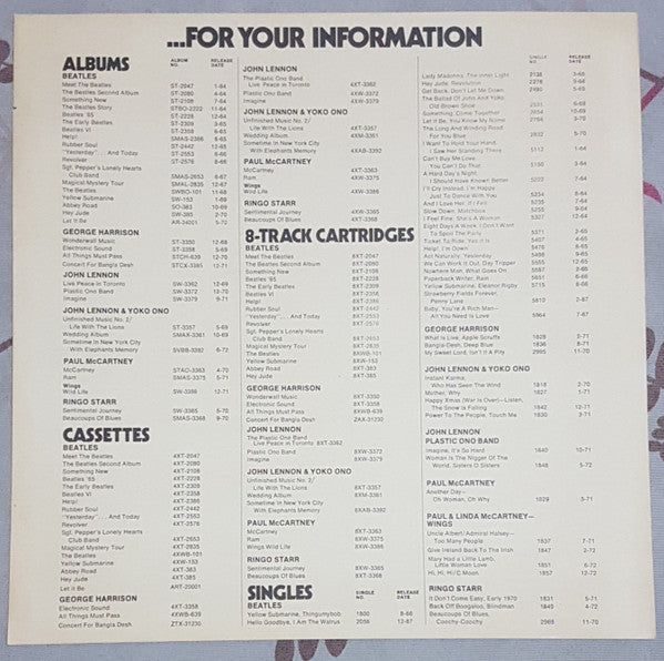 The Beatles - 1967-1970 (2xVinyl, LP, Compilation, Stereo) Very Good (VG) / Good Plus (G+)