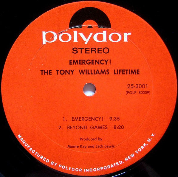 The Tony Williams Lifetime - Emergency! (2xVinyl, LP, Album) Very Good (VG) / Very Good (VG)