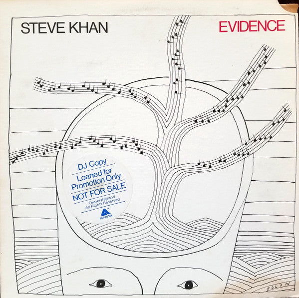 Steve Khan - Evidence (Vinyl, LP, Album) Very Good (VG) / Good (G)
