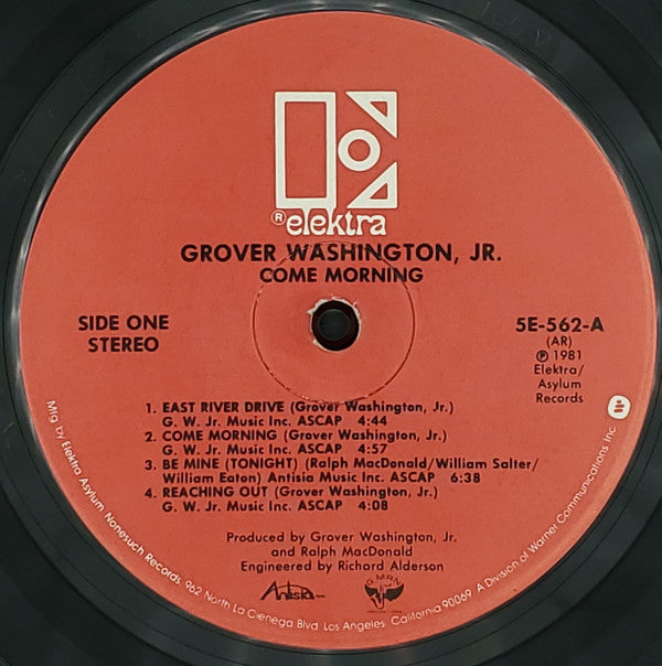 Grover Washington, Jr. - Come Morning (Vinyl, LP, Album, Stereo)