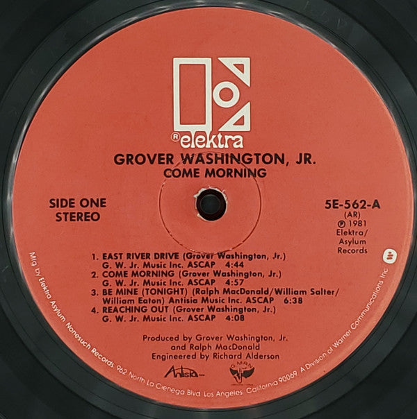 Grover Washington, Jr. - Come Morning (Vinyl, LP, Album, Stereo) Very Good (VG) / Good (G)
