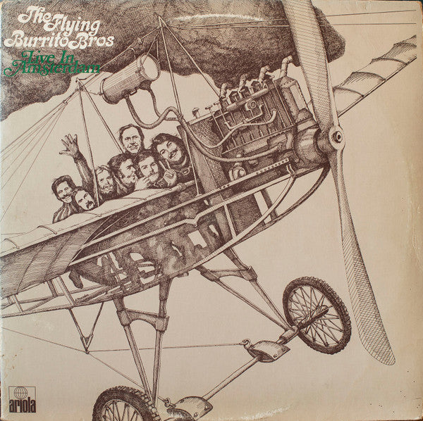 The Flying Burrito Bros - Live In Amsterdam (2xVinyl, LP, Album, Stereo) Good Plus (G+) / Good (G)