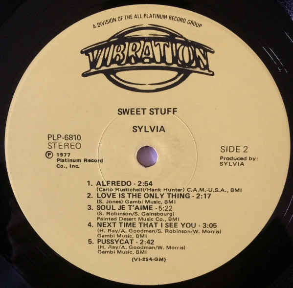 Sylvia Robinson - Sweet Stuff (Vinyl, LP, Album, Reissue) Very Good (VG) / Very Good (VG)