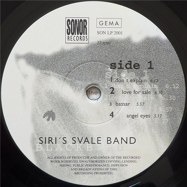 Siri's Svale Band - Blackbird (Vinyl, LP, Album) Very Good Plus (VG+) / Very Good Plus (VG+)
