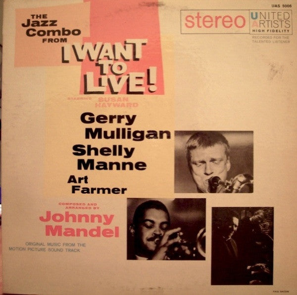 Gerry Mulligan - The Jazz Combo From "I Want To Live!" (Vinyl, LP, Album, Stereo) Very Good (VG) / Very Good (VG)