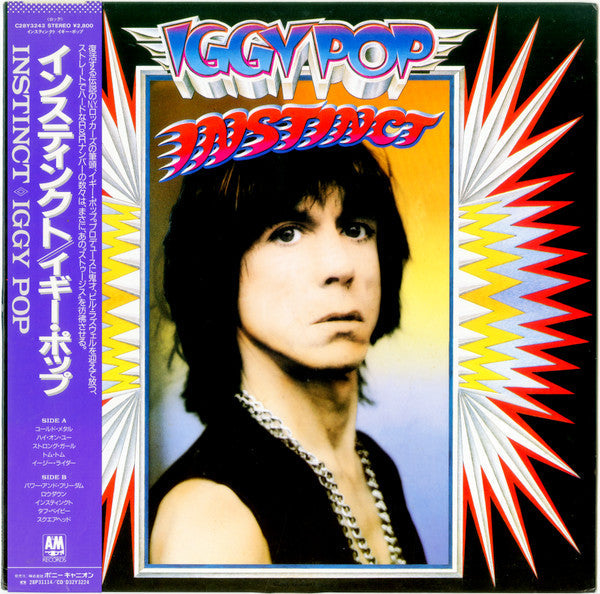 Iggy Pop - Instinct (Vinyl, LP, Album) Near Mint (NM or M-) / Very Good Plus (VG+)