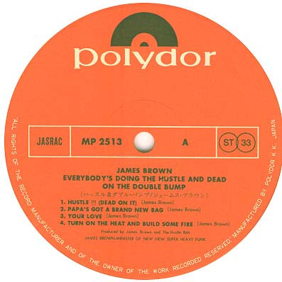 James Brown - Everybody's Doin' The Hustle & Dead On The Double Bump (Vinyl, LP, Album) Very Good Plus (VG+) / Good Plus (G+)