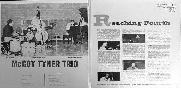 McCoy Tyner Trio - Reaching Fourth (Vinyl, LP, Album, Reissue, Stereo) Good Plus (G+) / Very Good (VG)