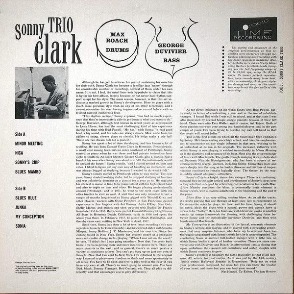 Sonny Clark Trio - Sonny Clark Trio (Vinyl, LP, Album, Reissue, Ste...