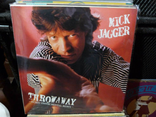 Mick Jagger - Throwaway / Say You Will (Vinyl, 12", Maxi-Single, Promo) Very Good Plus (VG+) / Fair (F)