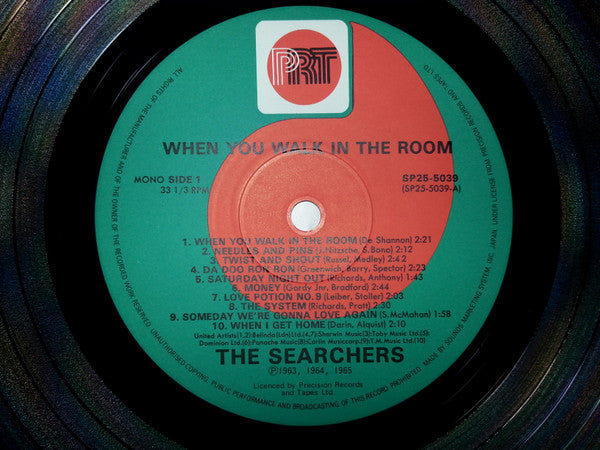 The Searchers - When You Walk In The Room (Vinyl, LP, Compilation) Very Good Plus (VG+) / Very Good Plus (VG+)