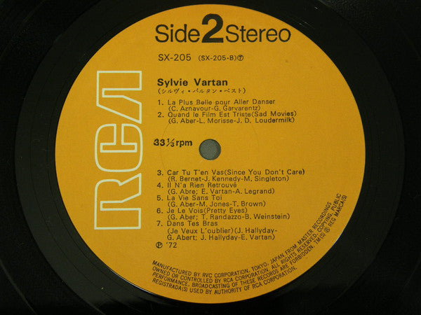 Sylvie Vartan - Best of Sylvie Vartan (Vinyl, LP, Compilation) Very Good (VG) / Very Good (VG)