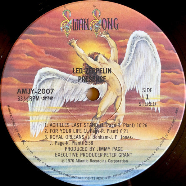Led Zeppelin - Presence = プレゼンス (Vinyl, LP, Album, Reissue) Very Good Plus (VG+) / Good Plus (G+)