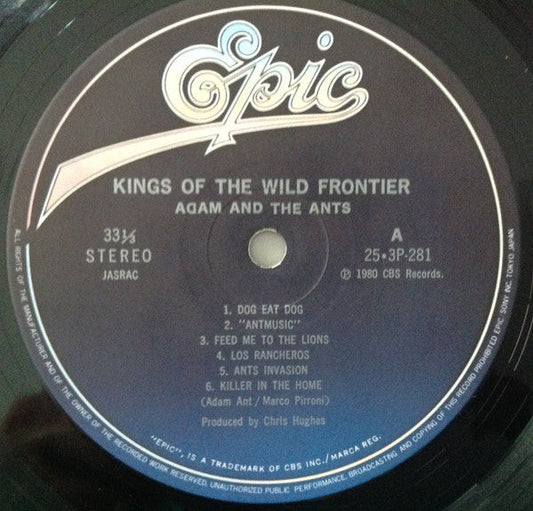 Adam And The Ants - Kings Of The Wild Frontier (Vinyl, LP, Album, Stereo) Very Good (VG) / Good (G)