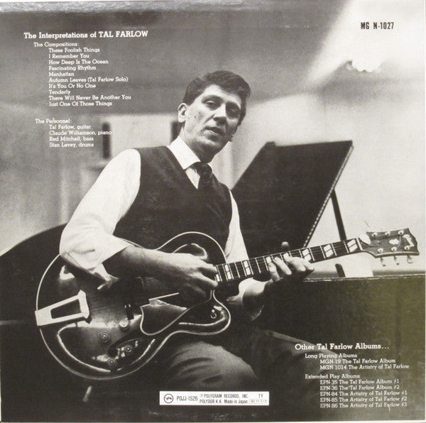 Tal Farlow - The Interpretations Of (Vinyl, LP, Album, Reissue, Mono) Very Good Plus (VG+) / Very Good Plus (VG+)