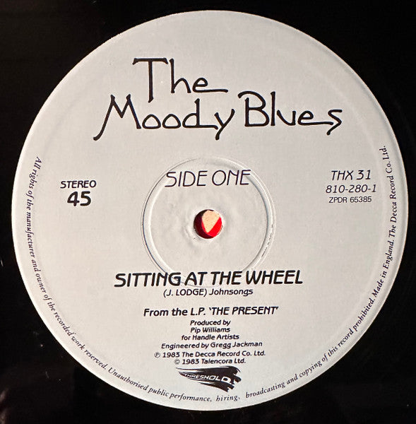 The Moody Blues - Sitting At The Wheel (Vinyl, 12", 45 RPM) Very Good (VG) / Very Good (VG)