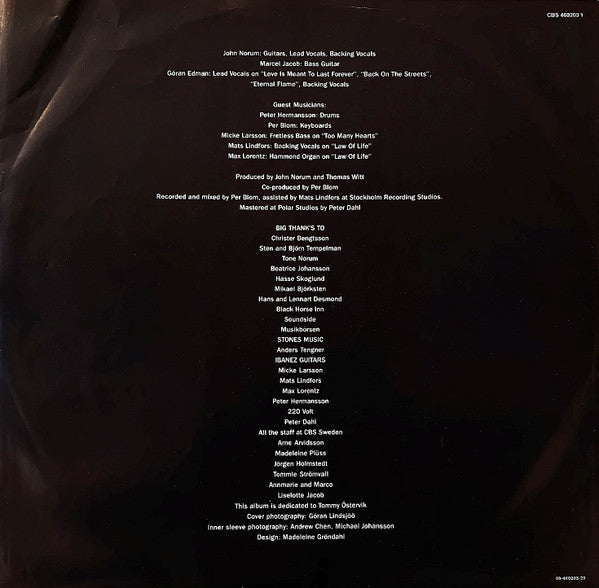 John Norum - Total Control (Vinyl, LP, Album, Stereo)