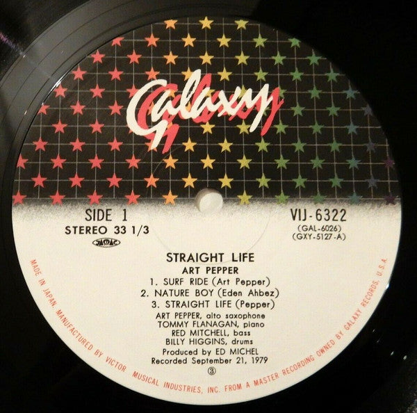 Art Pepper - Straight Life (Vinyl, LP, Album)