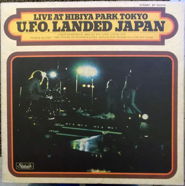 UFO (5) - UFO Landed Japan (Vinyl, LP, Album) Very Good Plus (VG+) / Good Plus (G+)