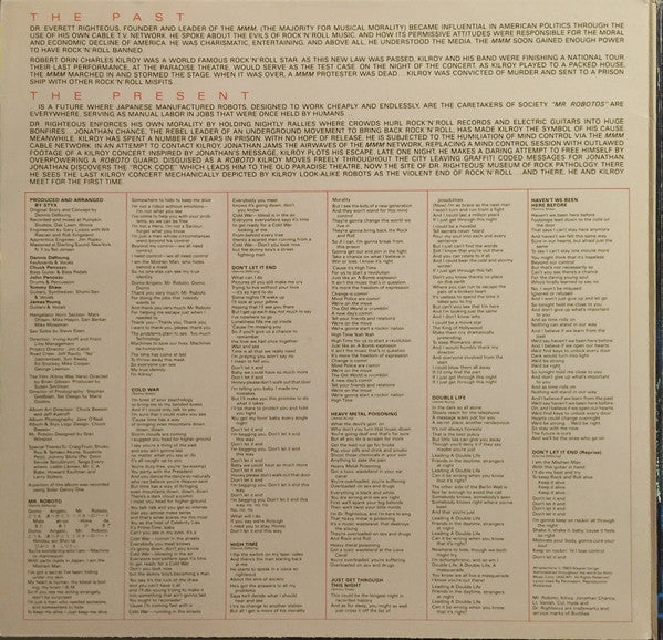 Styx - Kilroy Was Here (Vinyl, LP, Album) Very Good Plus (VG+) / Very Good Plus (VG+)