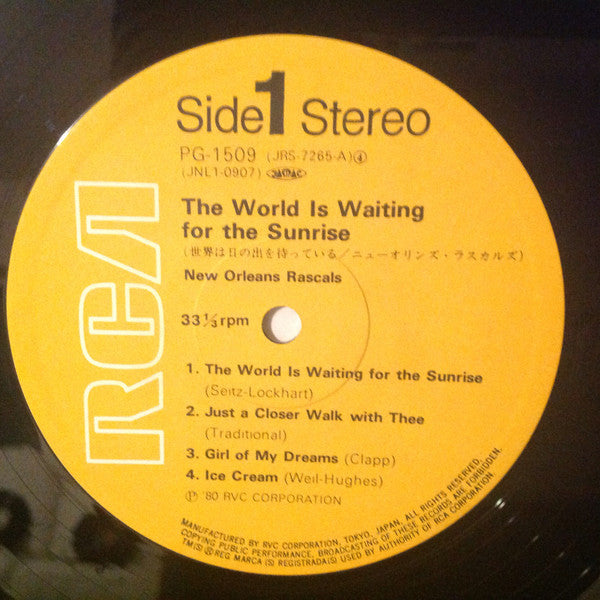 New Orleans Rascals - The World Is Waiting For The Sunrise (Vinyl, LP) Very Good Plus (VG+) / Very Good (VG)