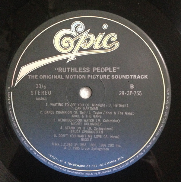 Various - Ruthless People (The Original Motion Picture Soundtrack) ...