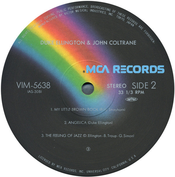 Duke Ellington - Duke Ellington & John Coltrane (Vinyl, LP, Album, Limited Edition, Reissue) Very Good Plus (VG+) / Very Good (VG)