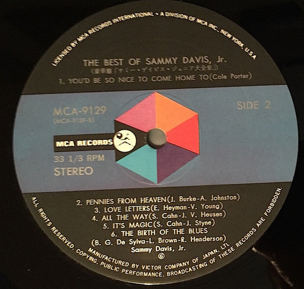 Sammy Davis Jr. - The Best Of Sammy Davis, Jr. (2xVinyl, LP, Compilation, Deluxe Edition) Very Good Plus (VG+) / Very Good Plus (VG+)