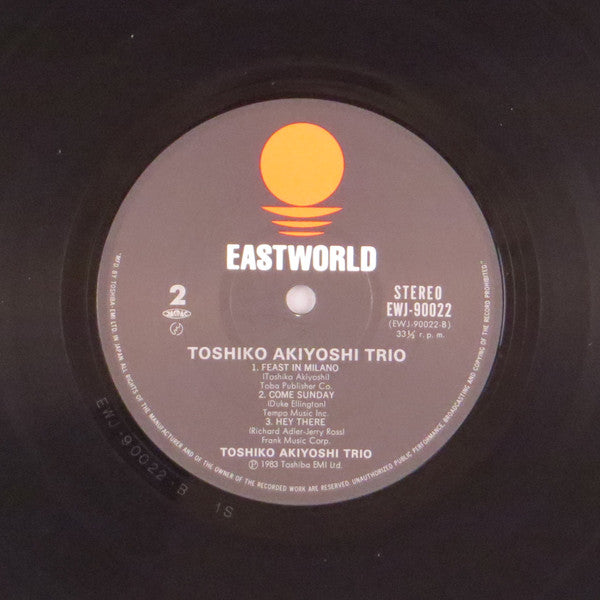 Toshiko Akiyoshi - Toshiko Akiyoshi Trio (Vinyl, LP, Album) Near Mint (NM or M-) / Very Good Plus (VG+)