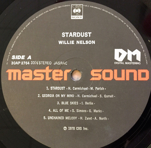 Willie Nelson - Stardust (Vinyl, LP, Album, Reissue) Near Mint (NM or M-) / Very Good Plus (VG+)