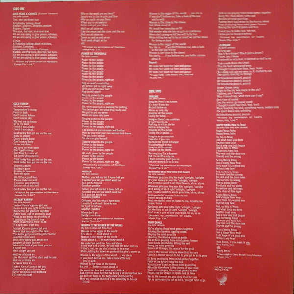 John Lennon - Shaved Fish (Vinyl, LP, Compilation) Very Good Plus (VG+) / Fair (F)