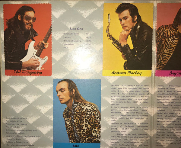 Roxy Music - Roxy Music (Vinyl, LP, Album, Reissue) Very Good Plus (VG+) / Very Good (VG)