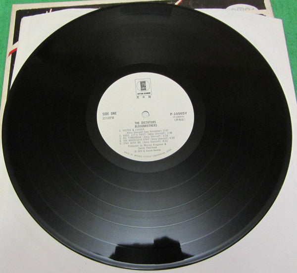 The Dictators - Bloodbrothers (Vinyl, LP, Album, Promo) Near Mint (NM or M-) / Very Good Plus (VG+)
