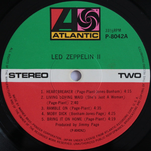 Led Zeppelin - Led Zeppelin II (Vinyl, LP, Album, Reissue, Stereo)