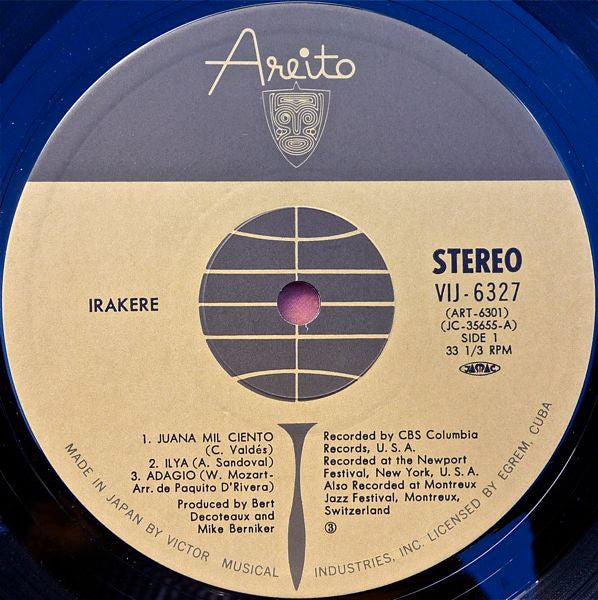 Irakere - "Live" At Newport Jazz Festival And Montreux Jazz Festival (Vinyl, LP, Album) Very Good Plus (VG+) / Very Good Plus (VG+)