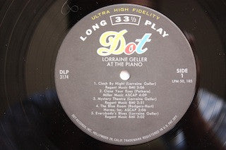 Lorraine Geller - At The Piano (Vinyl, LP, Album, Reissue) Very Good Plus (VG+) / Very Good Plus (VG+)