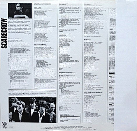 John Cougar Mellencamp - Scarecrow (Vinyl, LP, Album) Very Good (VG) / Very Good (VG)