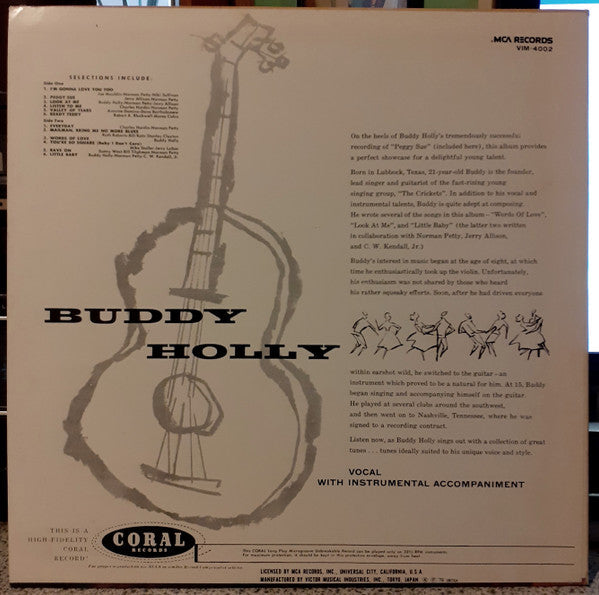 Buddy Holly - Buddy Holly (Peggy Sue) (Vinyl, LP, Album, Reissue, M...