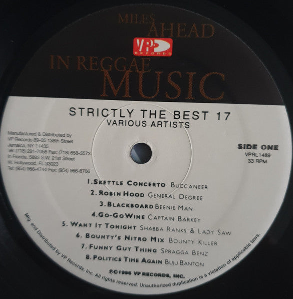 Various - Strictly The Best 17 (Vinyl, LP, Compilation) Good Plus (G+) / Very Good Plus (VG+)