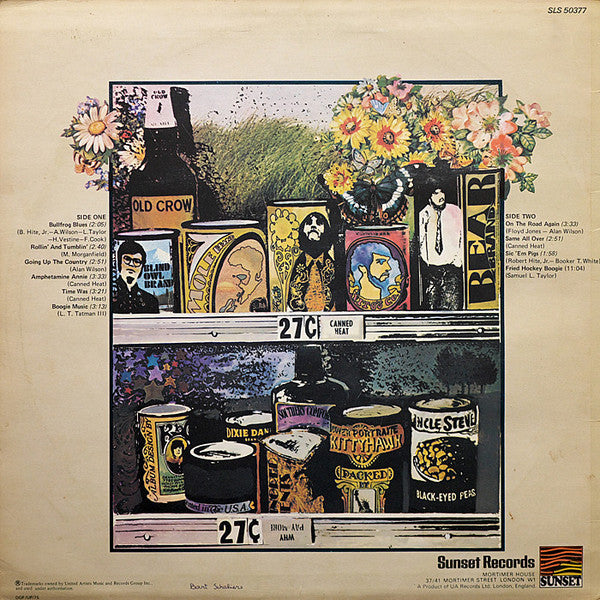 Canned Heat - The Canned Heat Cook Book (The Best Of Canned Heat) (Vinyl, LP, Compilation, Reissue, Stereo) Very Good Plus (VG+) / Good Plus (G+)