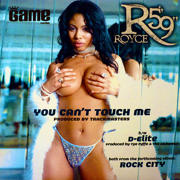 Royce Da 5'9" - You Can't Touch Me / D-Elite (Vinyl, 12", 33 ⅓ RPM) Good Plus (G+) / Very Good Plus (VG+)
