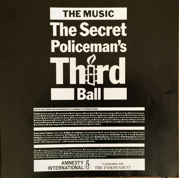 Various - The Secret Policeman's Third Ball (The Music) (Vinyl, LP, Album, Promo) Near Mint (NM or M-) / Very Good Plus (VG+)
