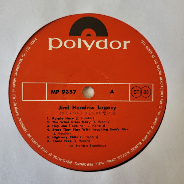 Jimi Hendrix - Legacy (2xVinyl, LP, Compilation, Stereo) Very Good (VG) / Very Good Plus (VG+)