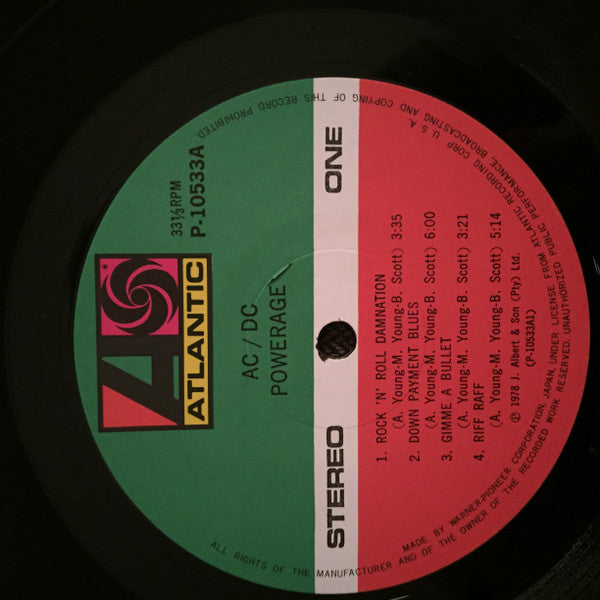 AC/DC - Powerage (Vinyl, LP, Album, Stereo)