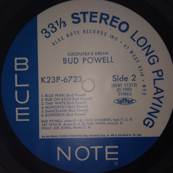 Bud Powell - Cleopatra's Dream (Vinyl, LP, Compilation, Stereo, Mono) Very Good (VG) / Very Good (VG)